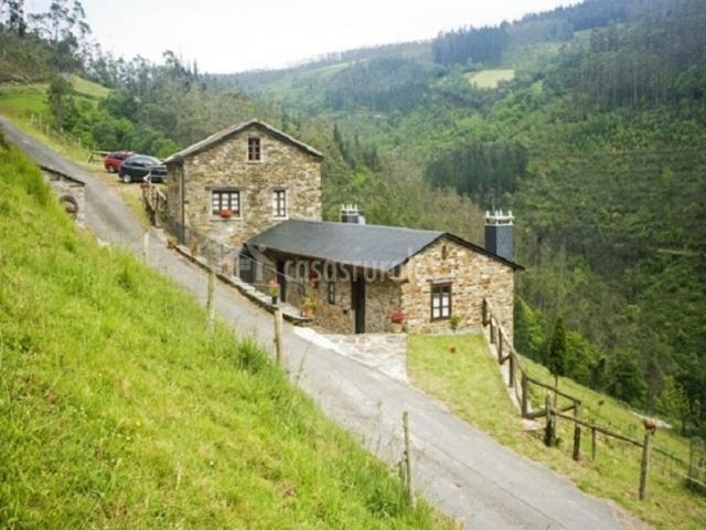 Ferienwohnung Apartamento El Acebo San Tirso de Abres Exterior foto